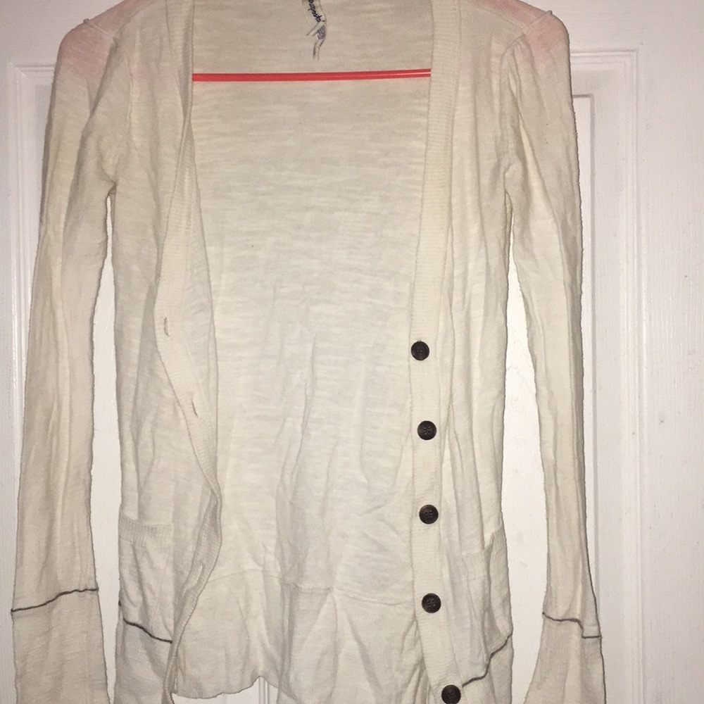 White/ cream  Aeropostale Cardigan